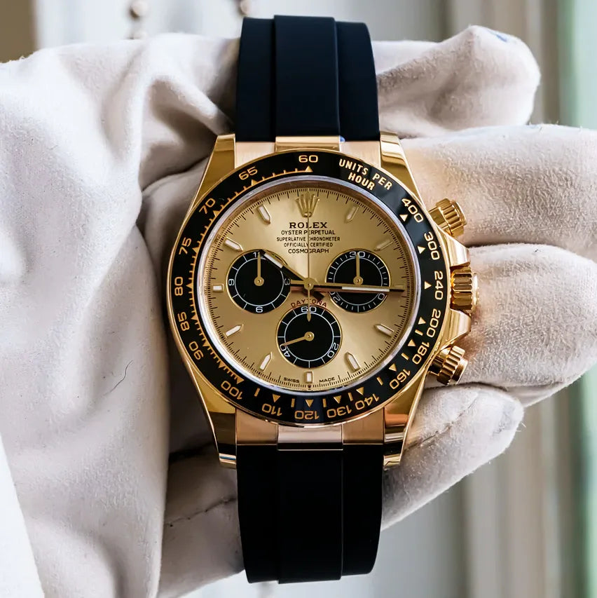 Superclone Rolex Daytona 40 mm Ceramic - Golden Dial 126518LN “Pikachu”