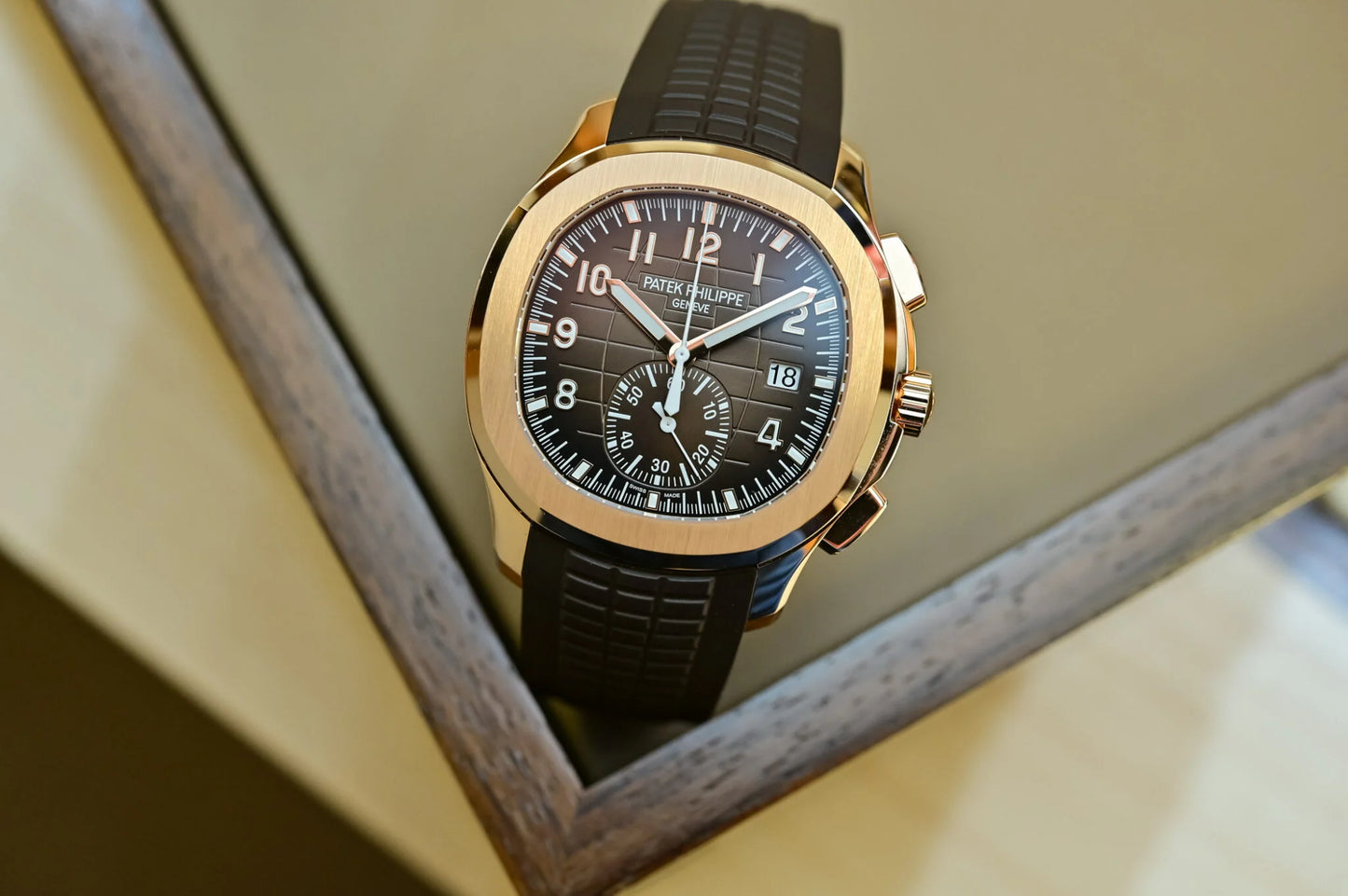 Patek Philippe Aquanaut Chronograph Steel Brown Dial 41mm - 5968R-001