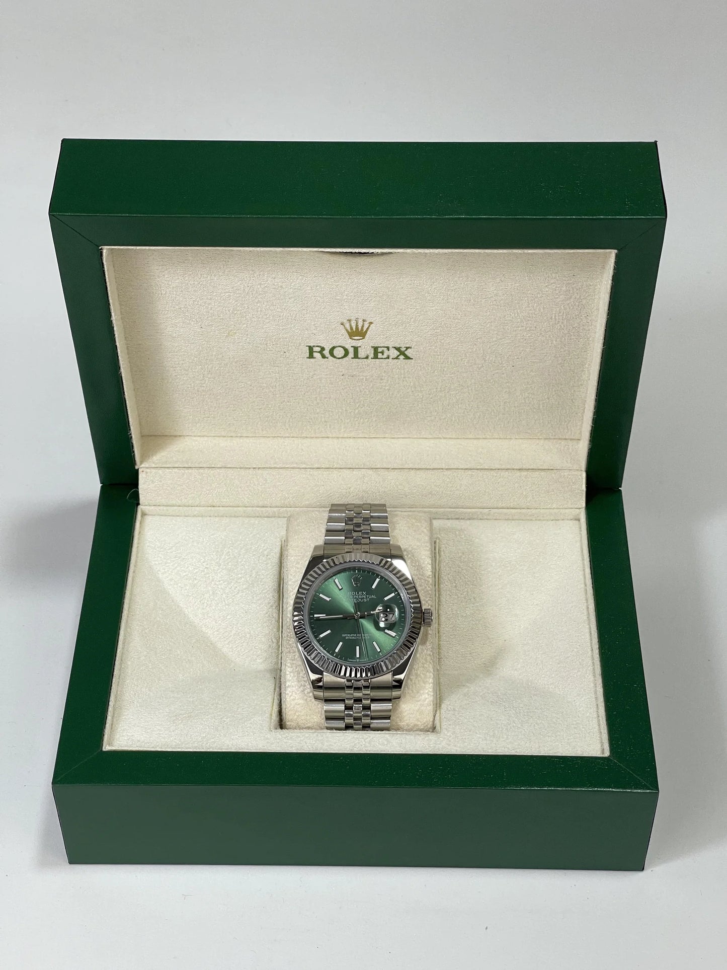 Datejust Steel Jubilee Green Dial 41mm