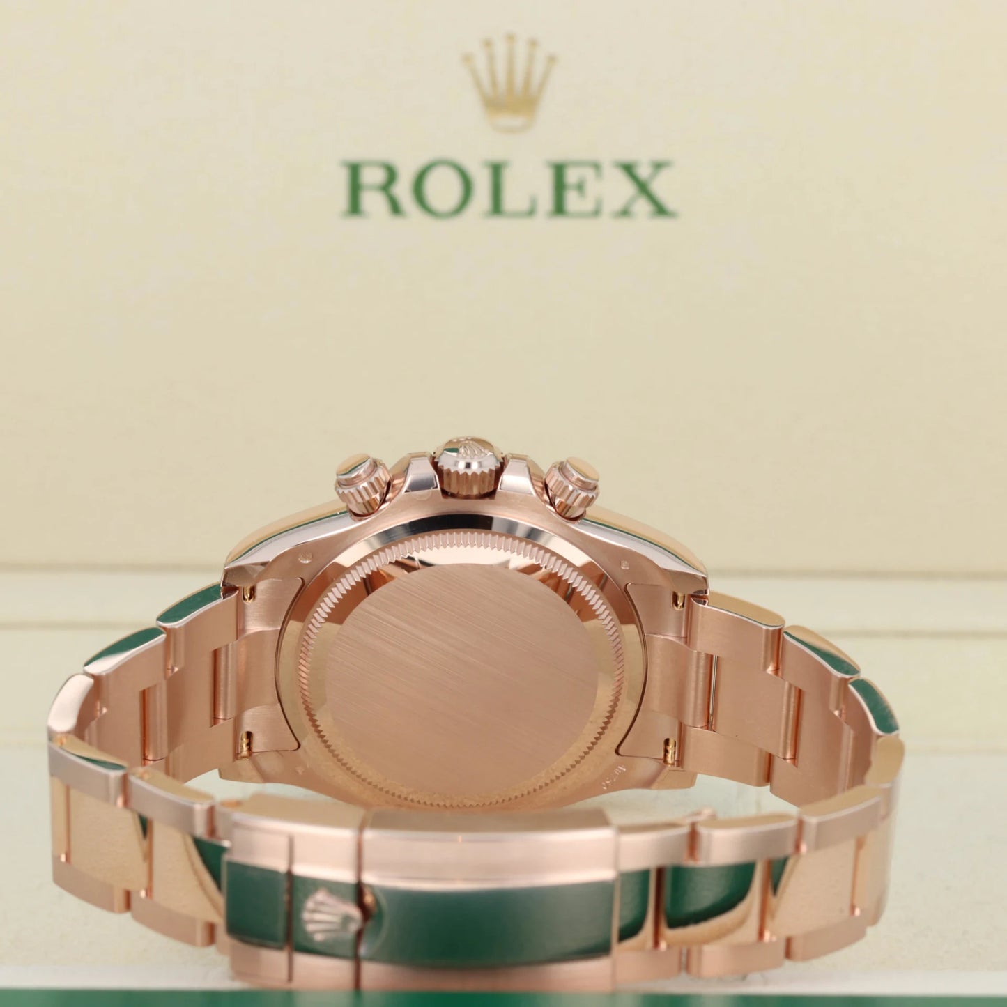Superclone Rolex Daytona 40 mm Rose Gold, black dial 126505