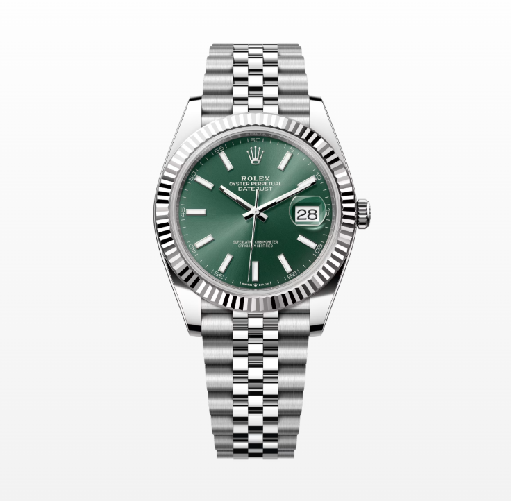 Datejust Steel Jubilee Green Dial 41mm