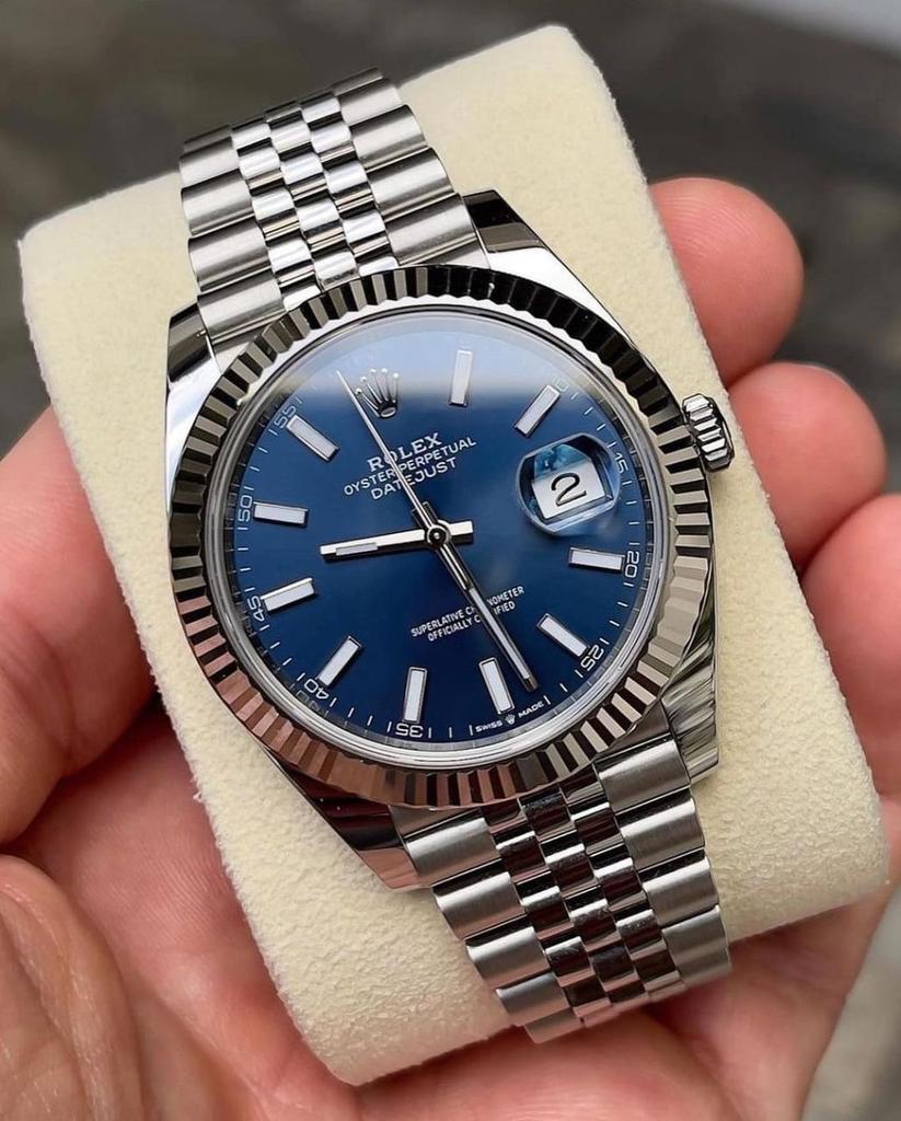 Rolex Oyster Perpetual Datejust 41mm Blue Dial