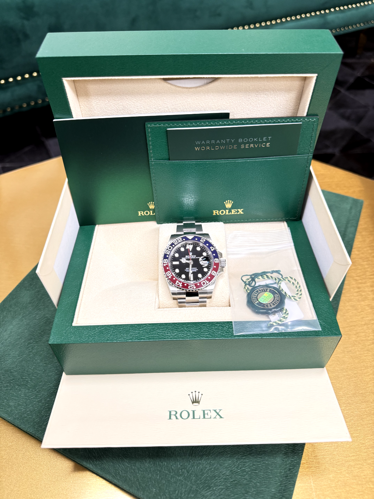 Rolex GMT-Master II 'Pepsi' Stainless Steel Black Dial Oyster - 126710BLRO