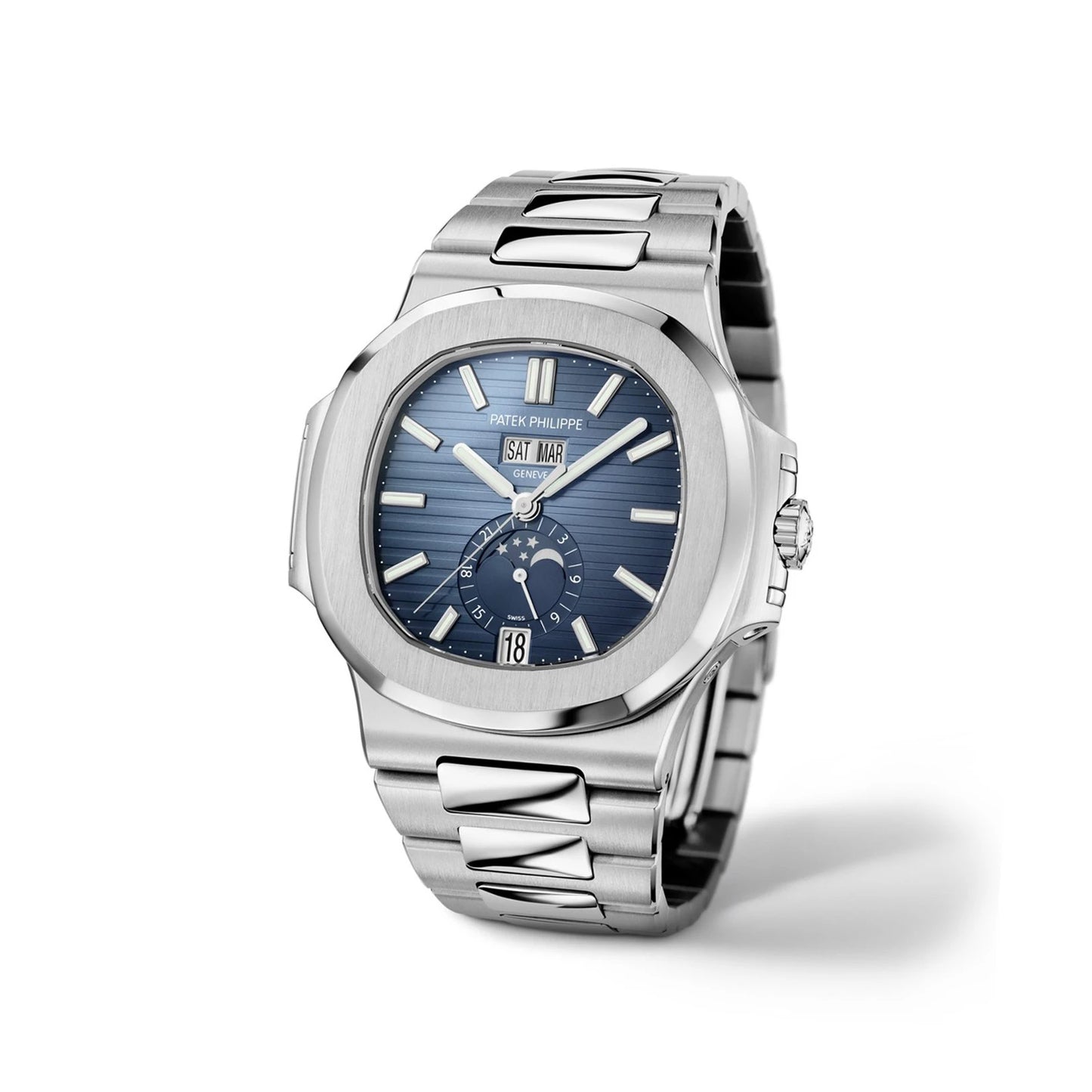 Patek Philippe Nautilus 5726/1A-014 Annual Calendar Stainless Steel Blue Dial