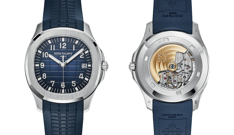 Patek Philippe Aquanaut Aquanaut Self-Winding Blue Dial Blue Rubber 5168G