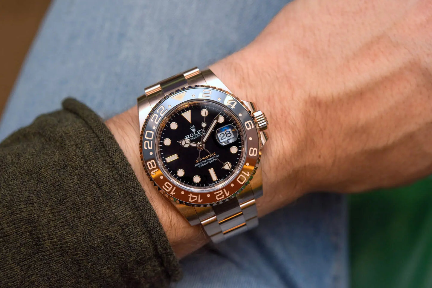 Rolex GMT-Master II 'Everose Gold' Stainless Steel Black Dial Oyster - 126715CHNR