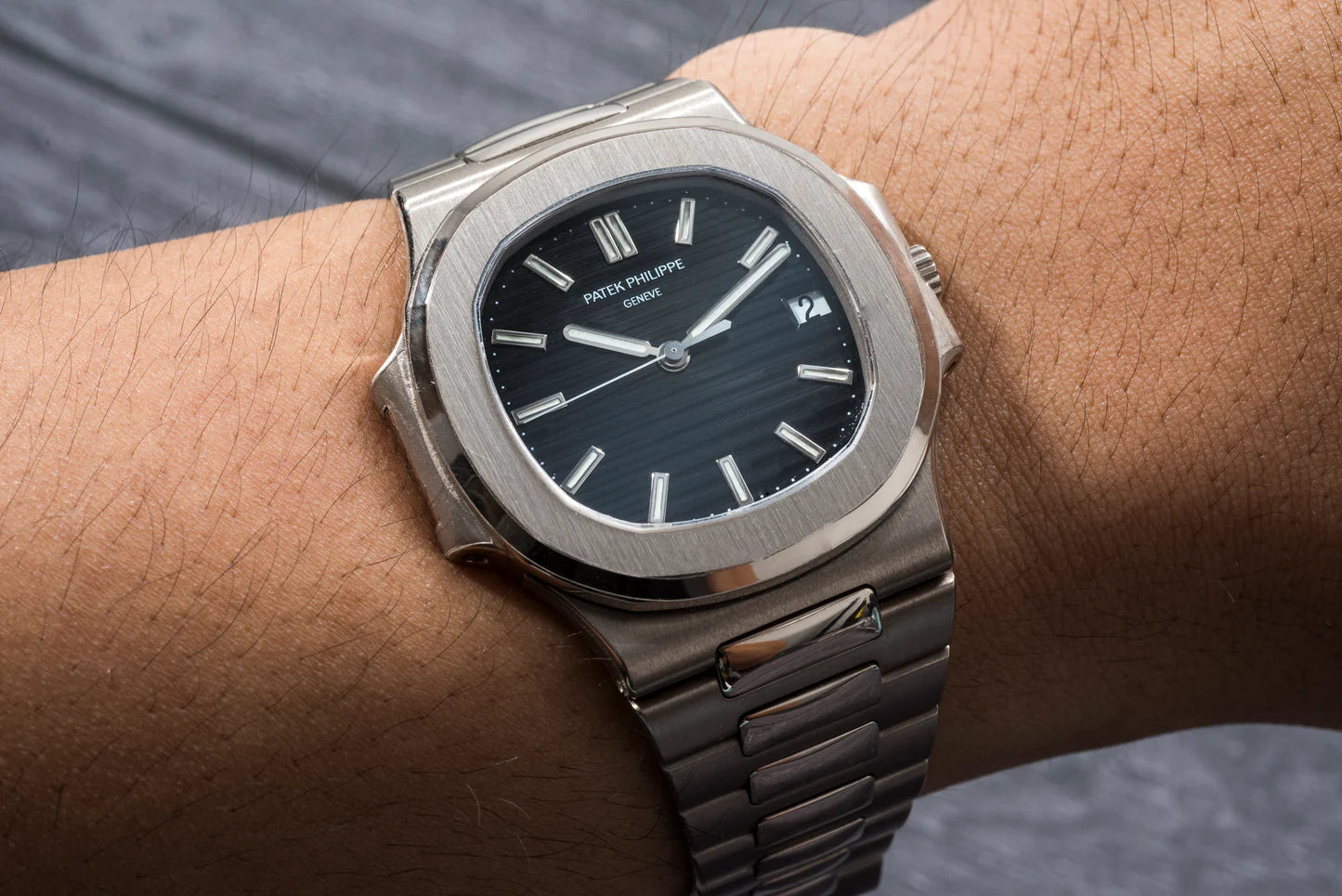 Patek Philippe Nautilus black dial