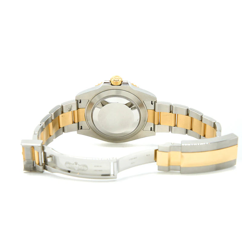 The Rolex Submariner Date Silver and Gold 41mm, Black Dial - Black Bezel