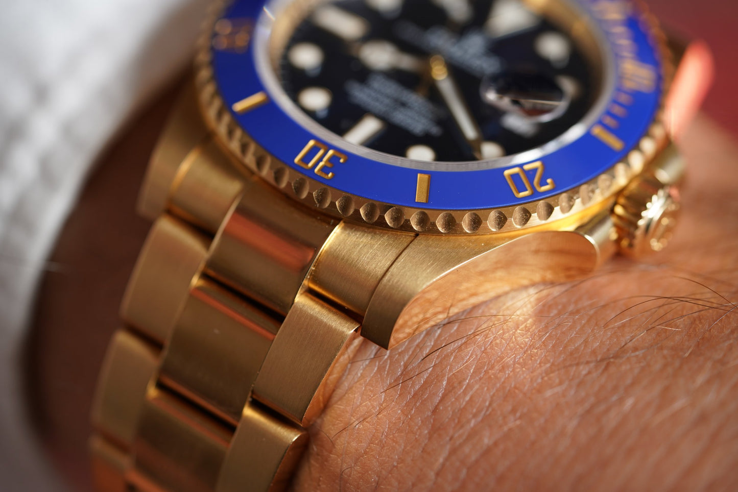 The Rolex Submariner Date Gold 41mm, Blue Dial - Blue Bezel