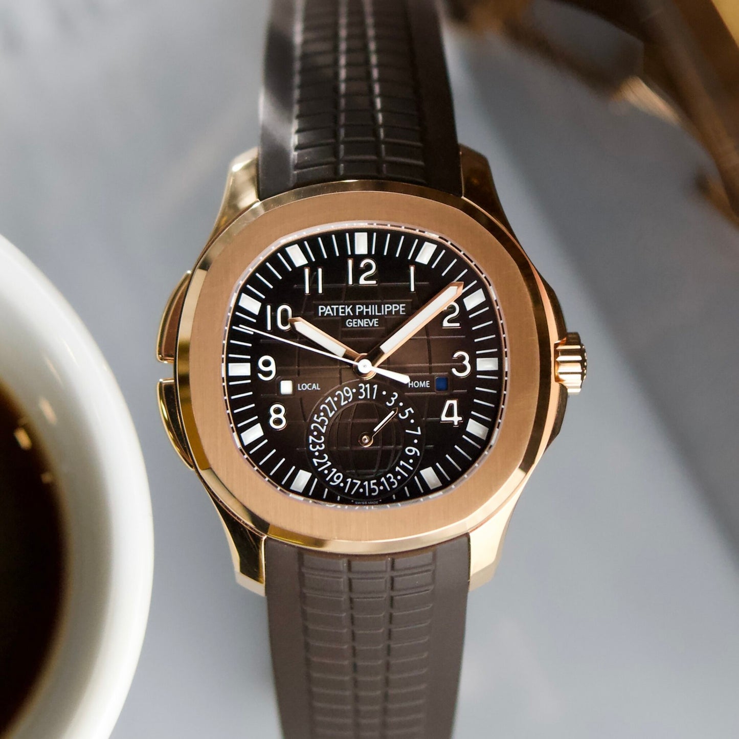 PATEK PHILIPPE ROSE GOLD AQUANAUT - 5164R