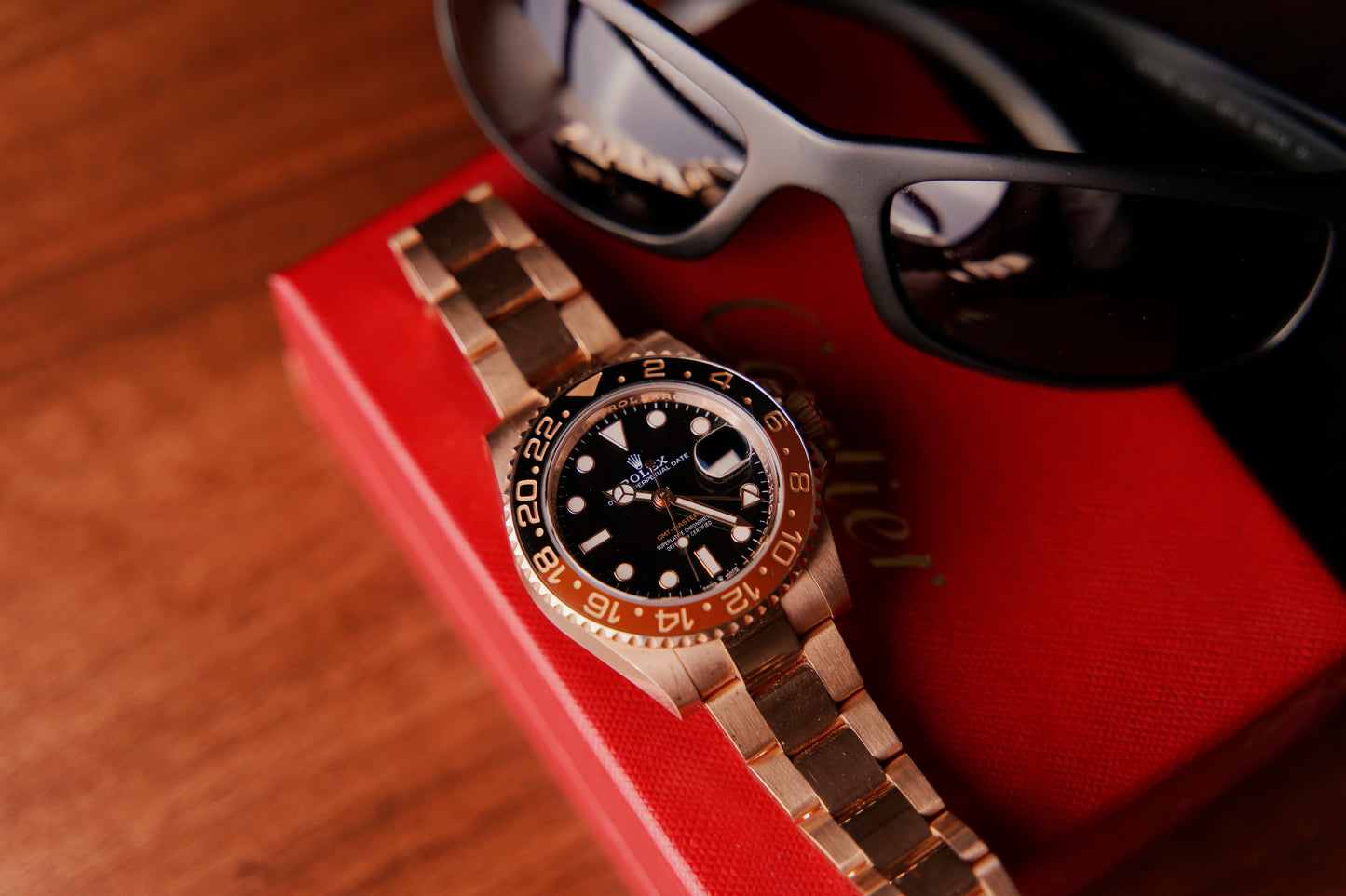 Rolex GMT-Master II 'Everose Gold' Stainless Steel Black Dial Oyster - 126715CHNR