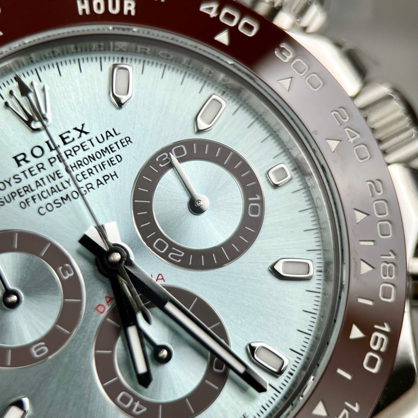 Superclone Rolex Daytona 40 mm Ice blue Dial 126506 “Platona