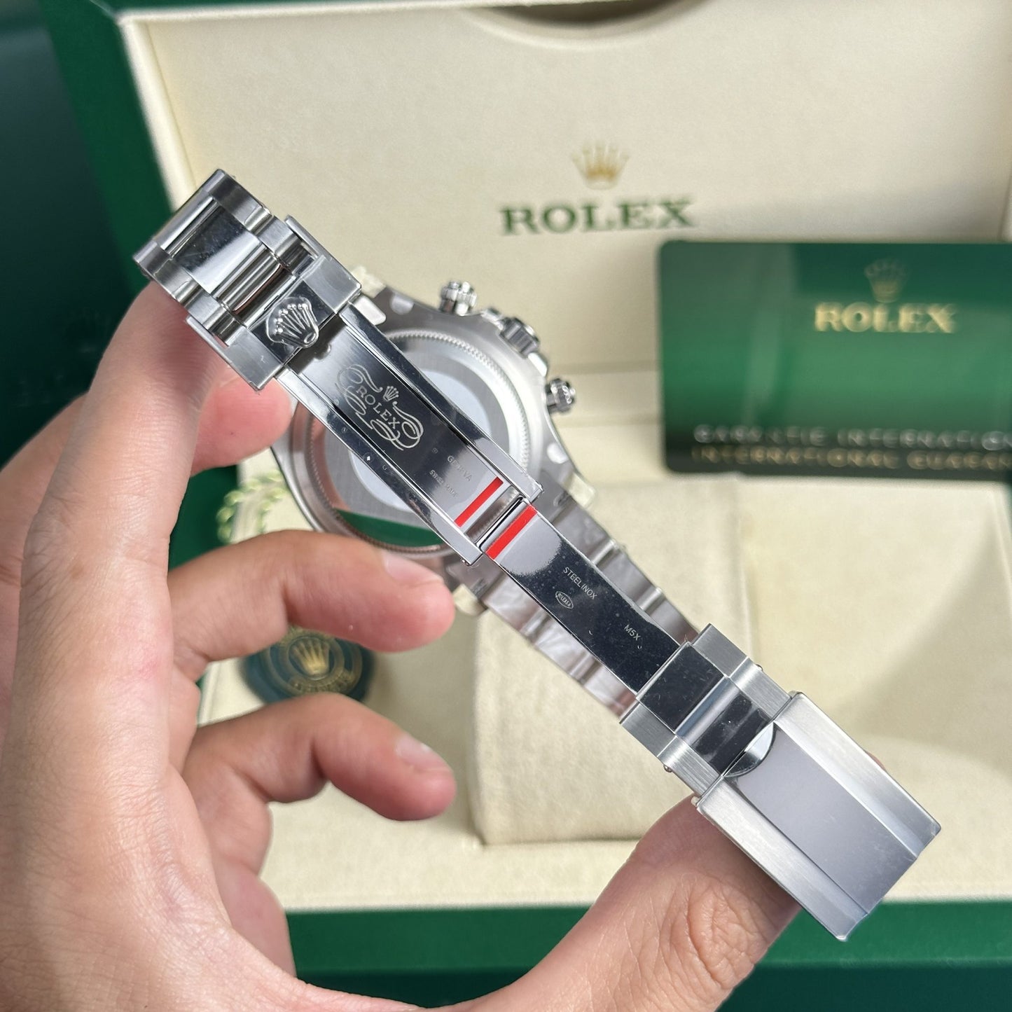 Superclone Rolex Daytona 40 mm Black Dial 126500LN “Godzilla”