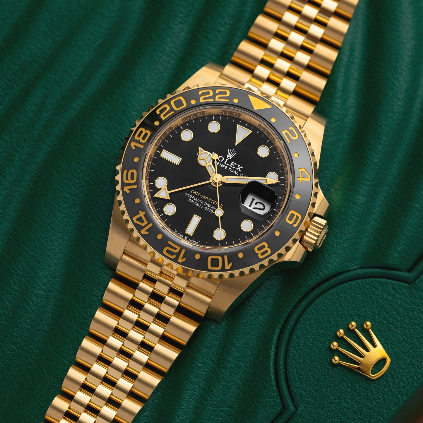 Rolex Jubliee Perpetual GOLD GMT-Master II - 126718GRNR