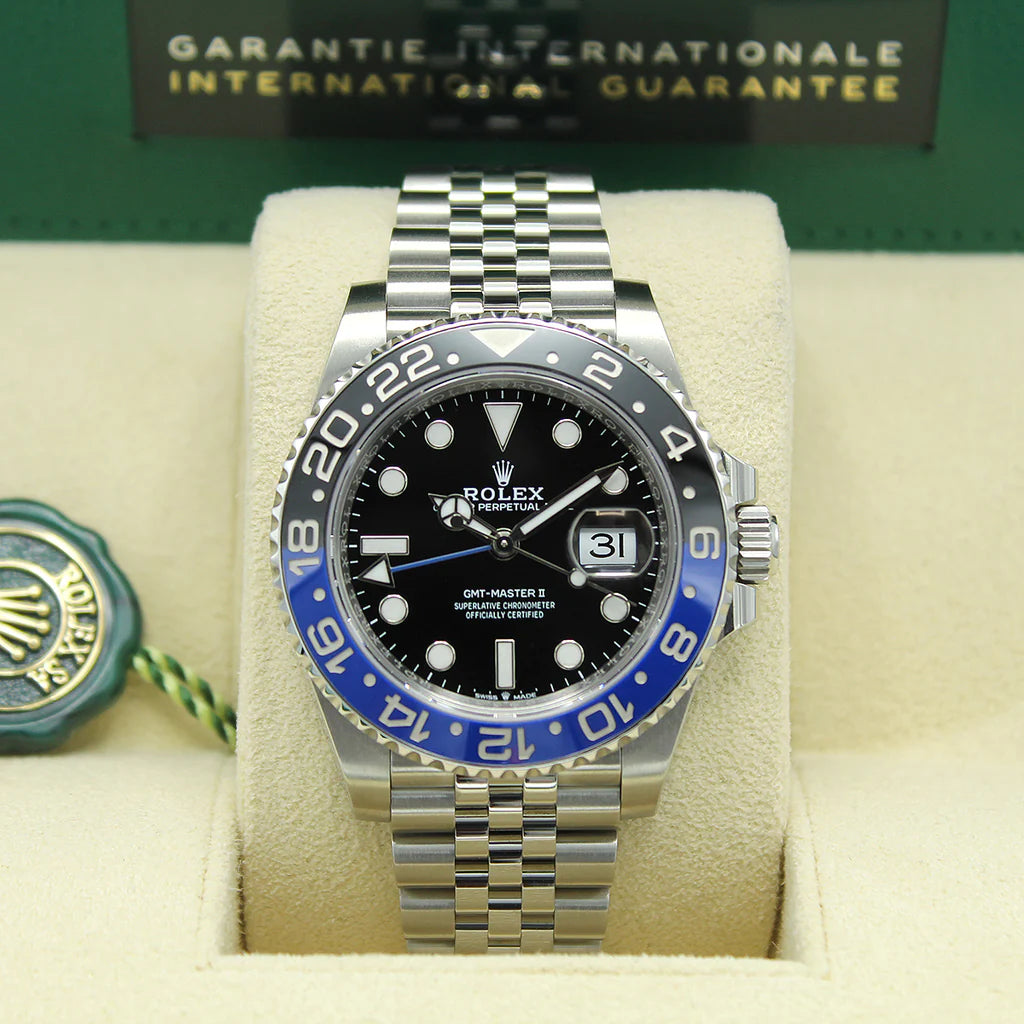 Rolex GMT-Master II 'Batgirl' Stainless Steel Jubilee - 40mm