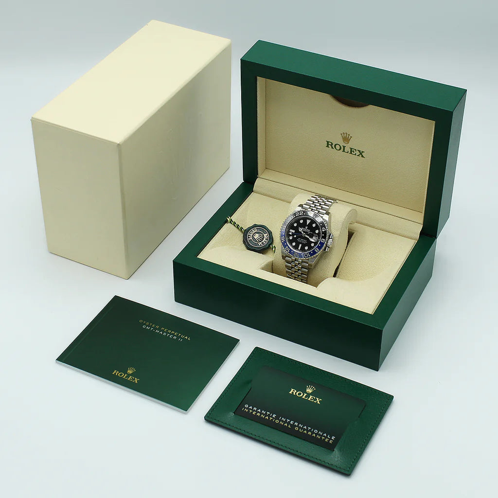 Rolex GMT-Master II 'Batgirl' Stainless Steel Jubilee - 40mm