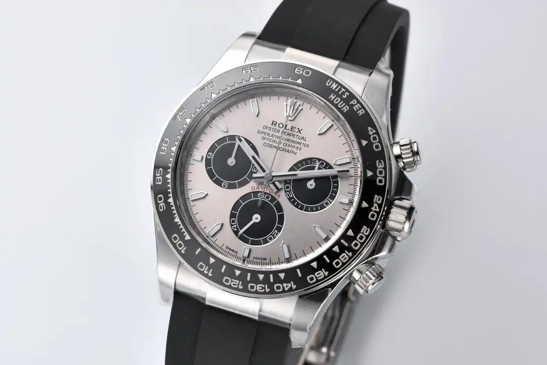 Superclone Rolex Daytona 40 mm Steel and bright black dial 126519LN