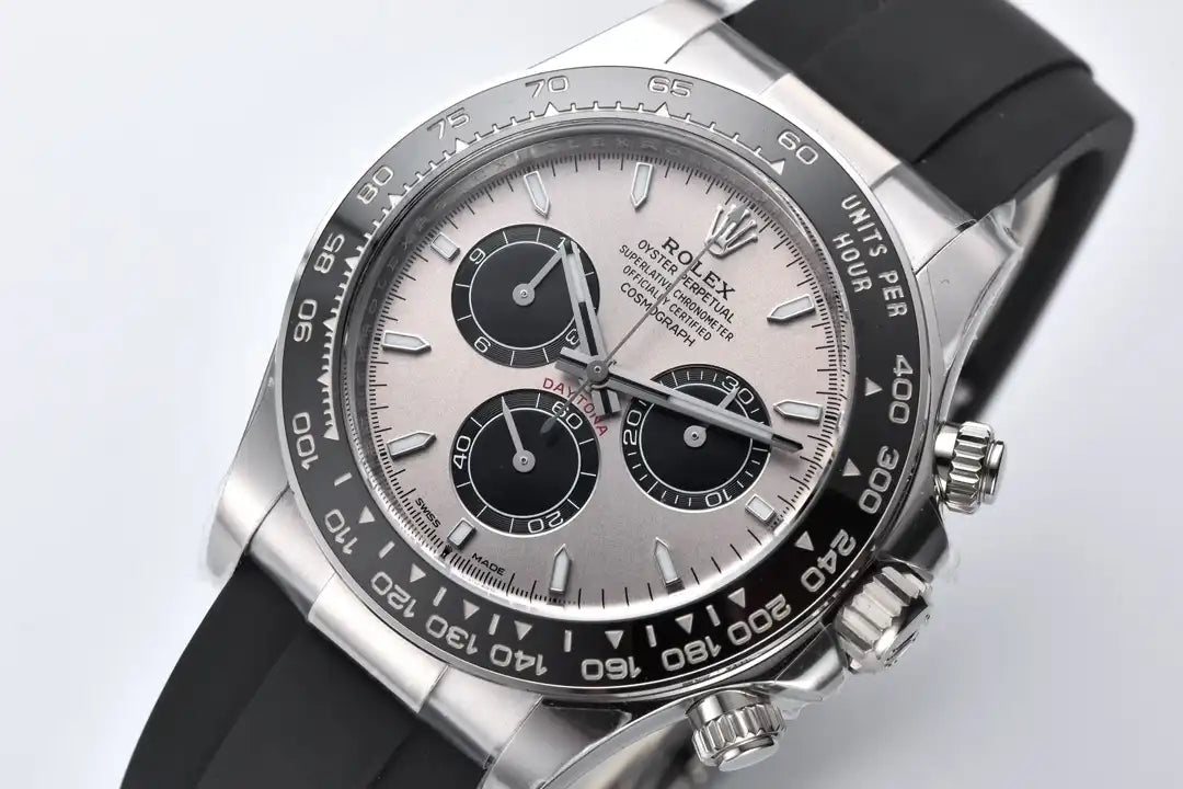 Superclone Rolex Daytona 40 mm Steel and bright black dial 126519LN