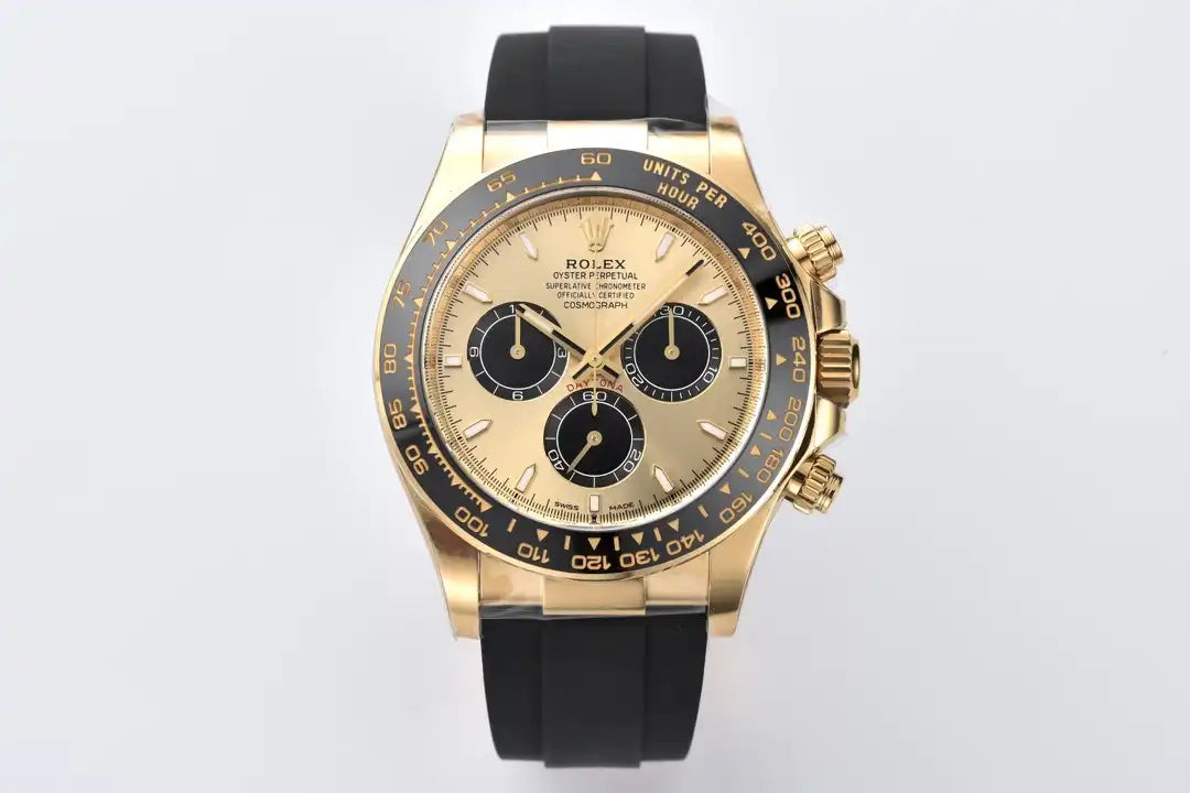 Superclone Rolex Daytona 40 mm Ceramic - Golden Dial 126518LN “Pikachu”