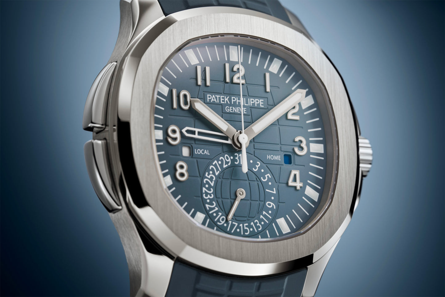 Patek Philippe Aquanaut 5164G-001 Blue Dial Blue Rubber