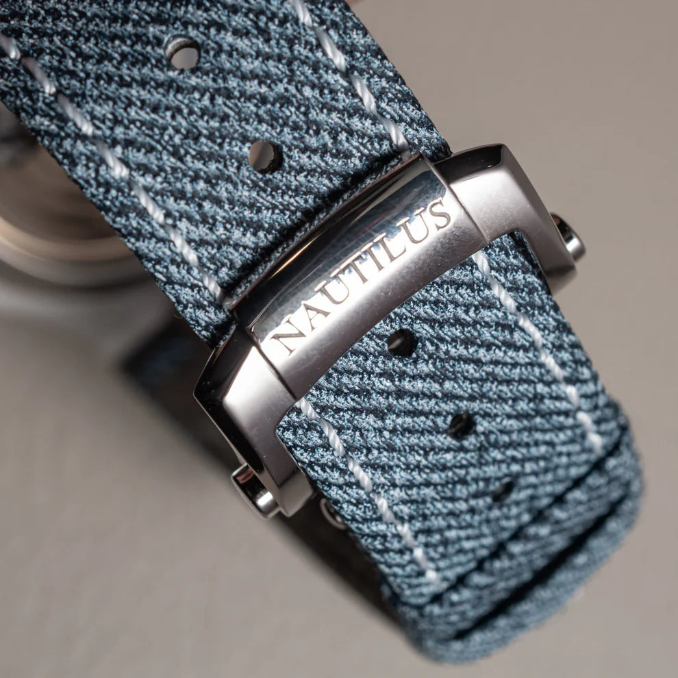 Patek Philippe Nautilus Chronograph Jeans Strap - 5980/60G-001