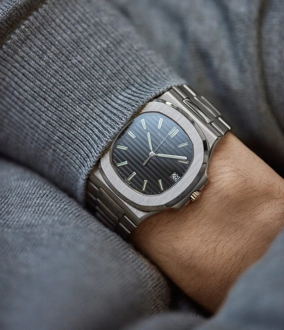 Patek Philippe Nautilus black dial