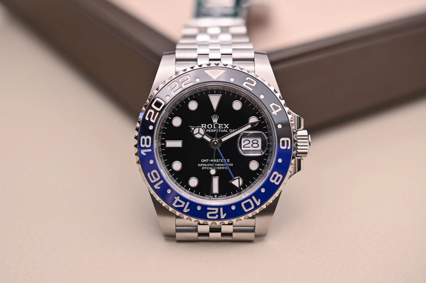 Rolex GMT-Master II 'Batgirl' Stainless Steel Jubilee - 40mm