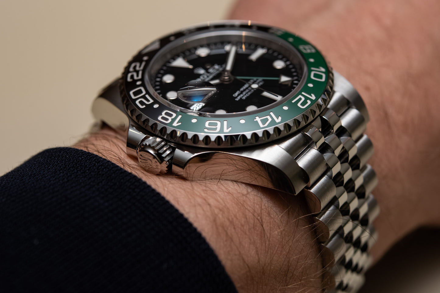 Rolex GMT-Master II 'Sprite' Lefty Stainless Steel Jubliee - 40mm
