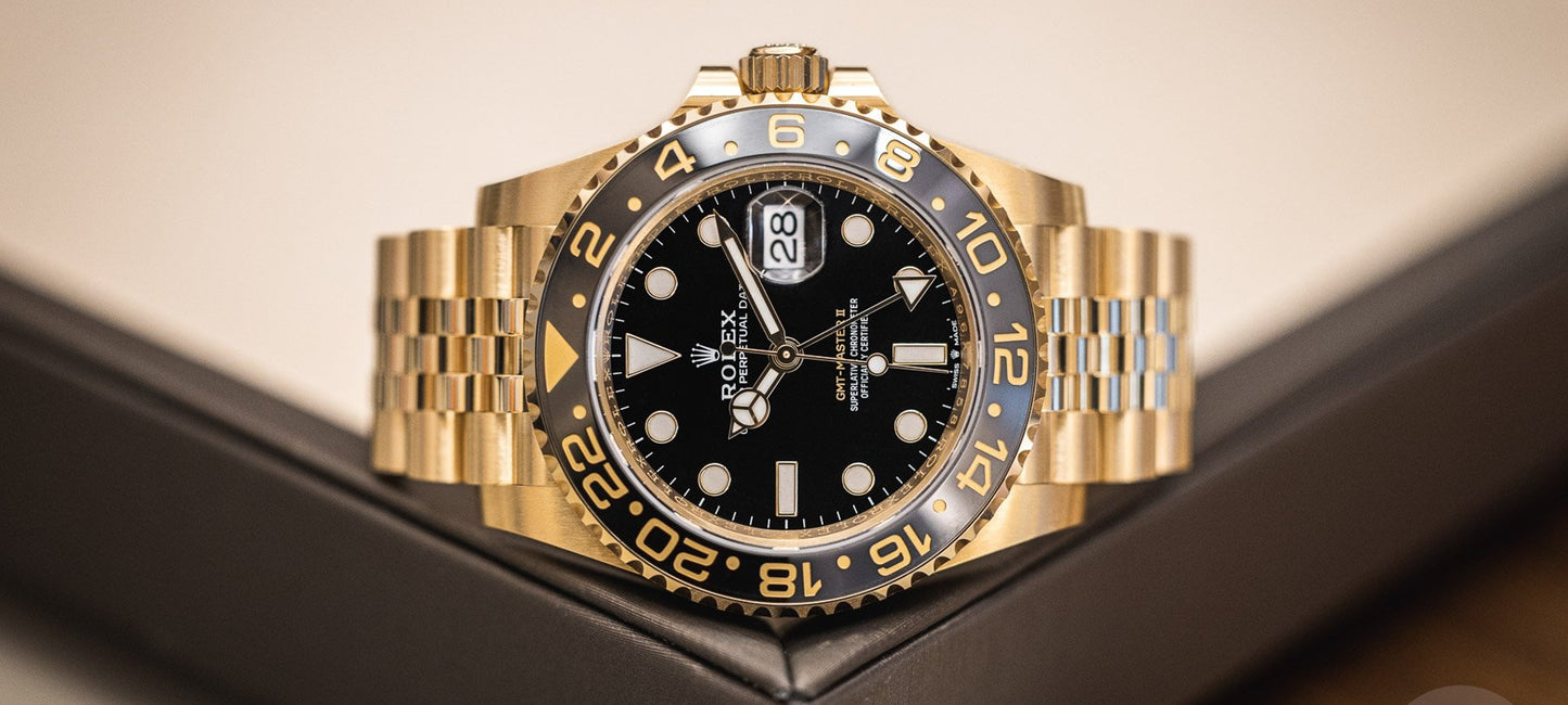 Rolex Jubliee Perpetual GOLD GMT-Master II - 126718GRNR