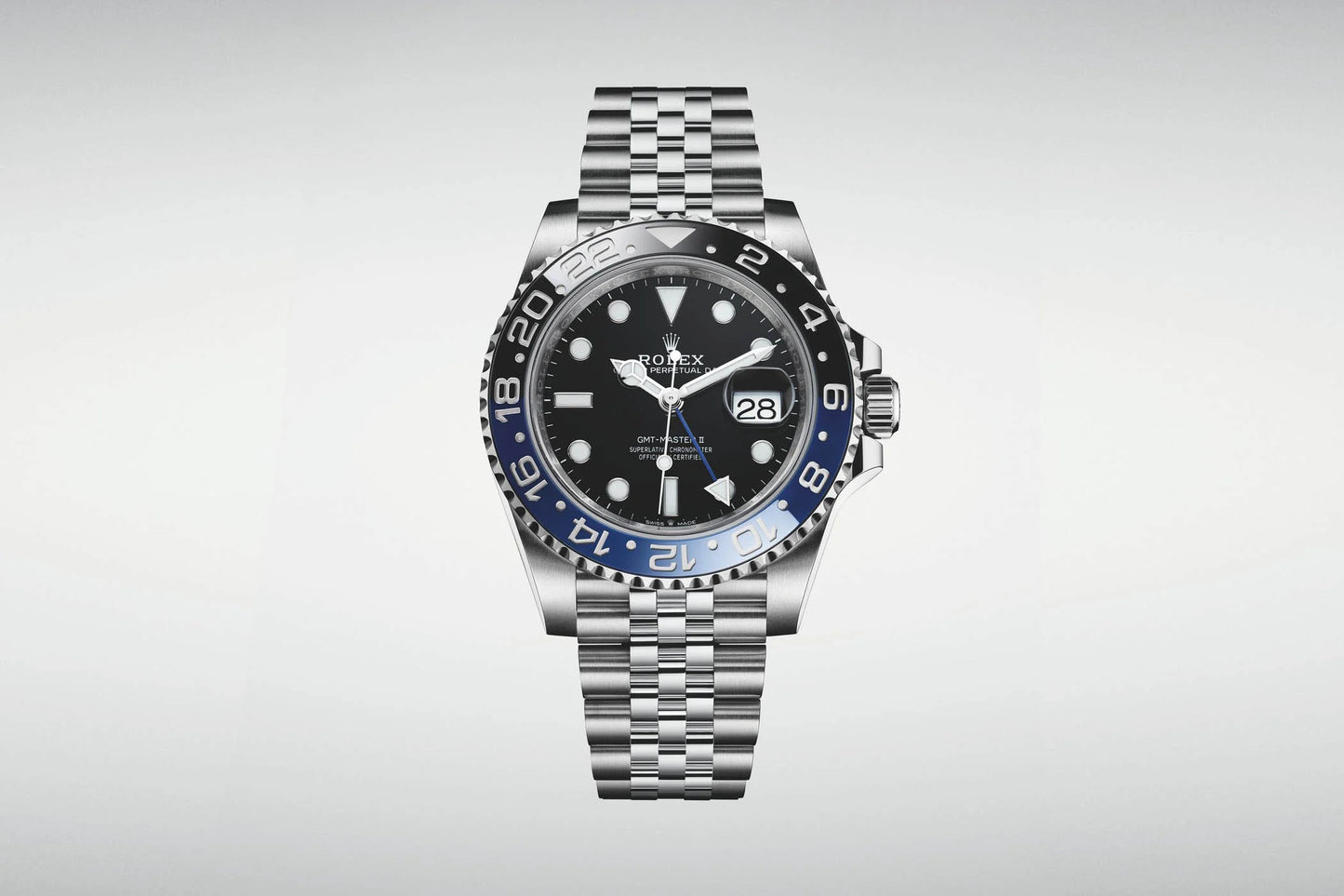 Rolex GMT-Master II 'Batgirl' Stainless Steel Jubilee - 40mm