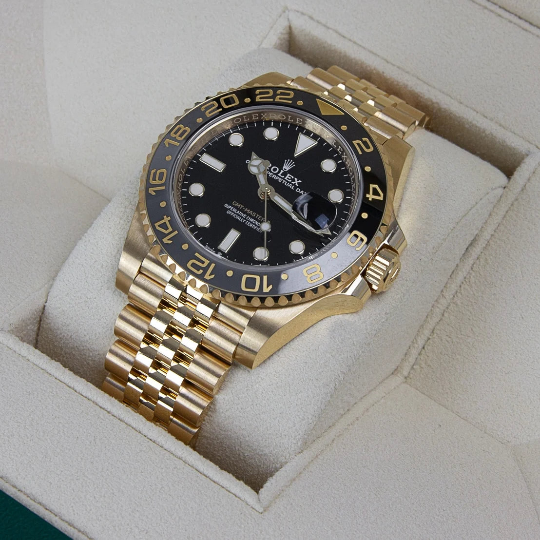 Rolex Jubliee Perpetual GOLD GMT-Master II - 126718GRNR