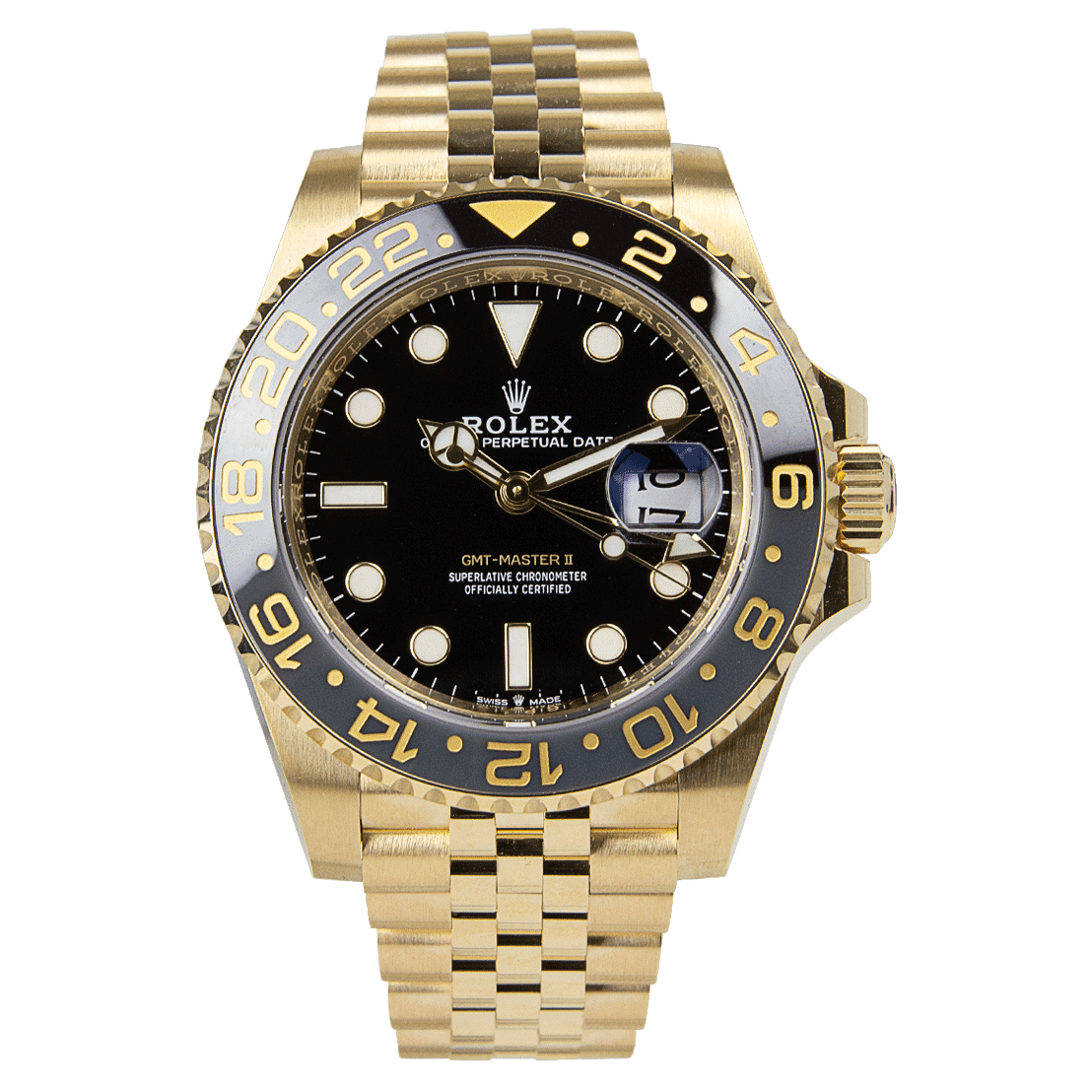 Rolex Jubliee Perpetual GOLD GMT-Master II - 126718GRNR