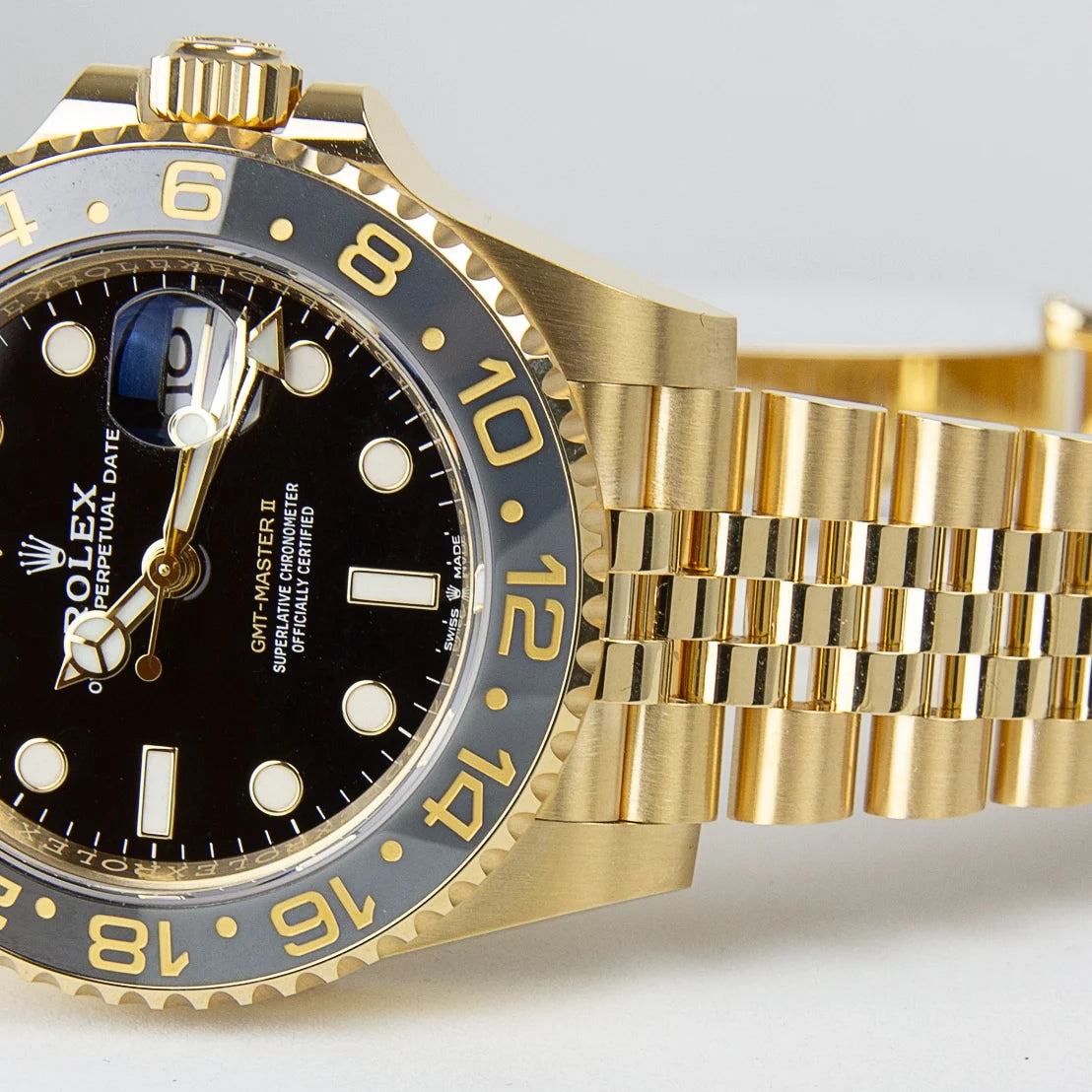 Rolex Jubliee Perpetual GOLD GMT-Master II - 126718GRNR