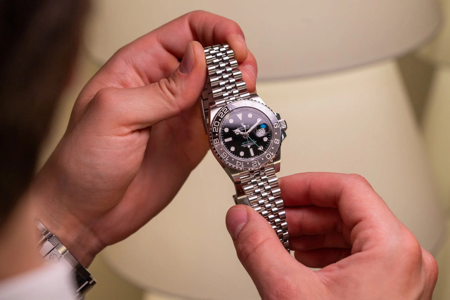 Rolex GMT-Master II 'Bruce Wayne' Stainless Steel Black Dial Jubilee