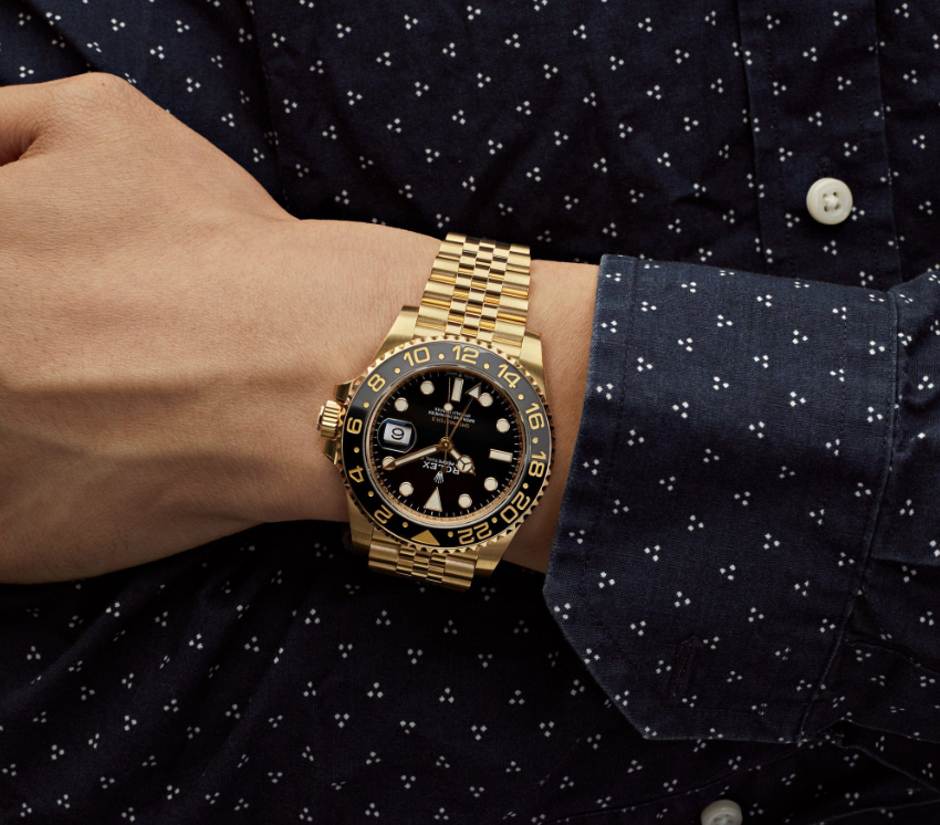 Rolex Jubliee Perpetual GOLD GMT-Master II - 126718GRNR