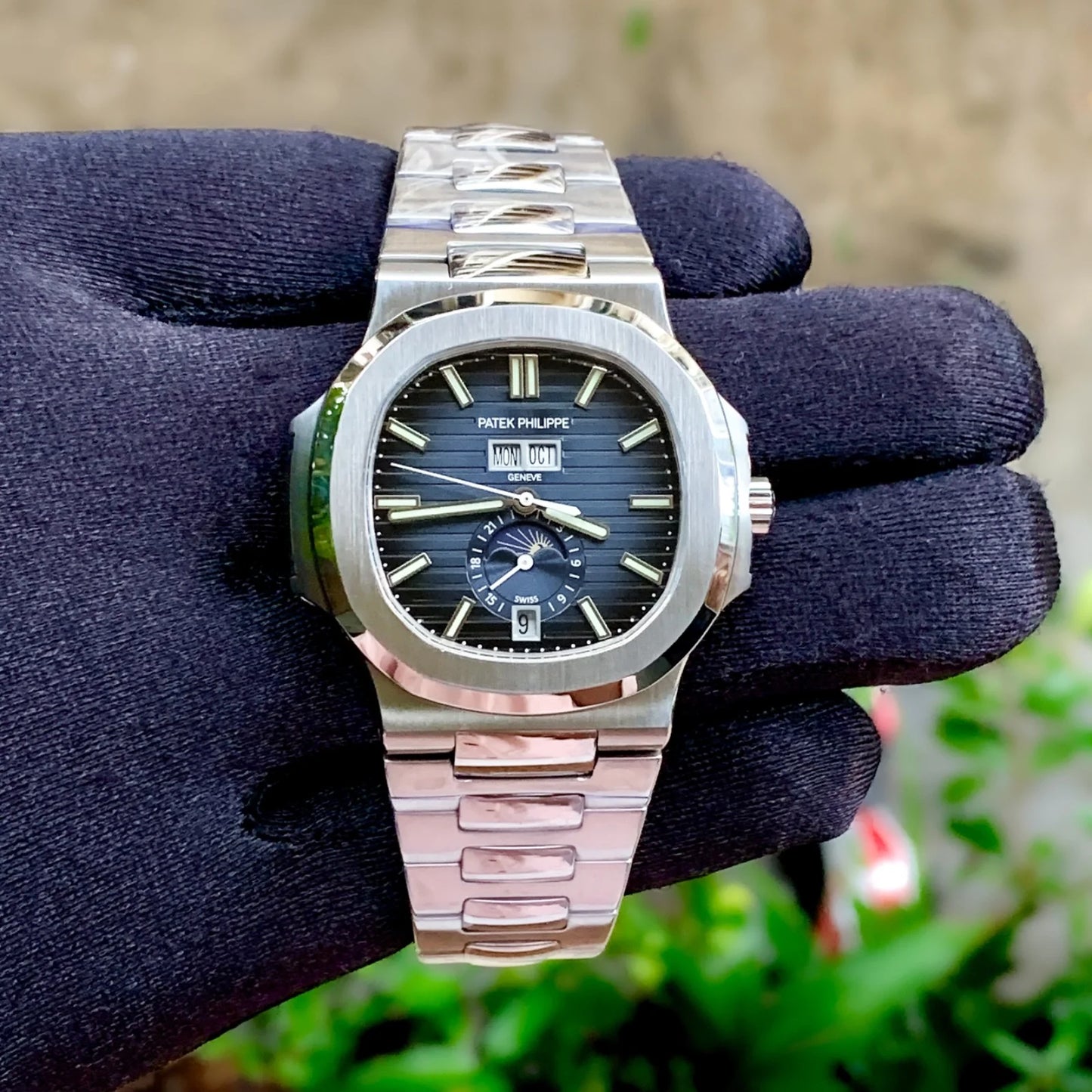 Patek Philippe Nautilus 5726/1A-014 Annual Calendar Stainless Steel Blue Dial