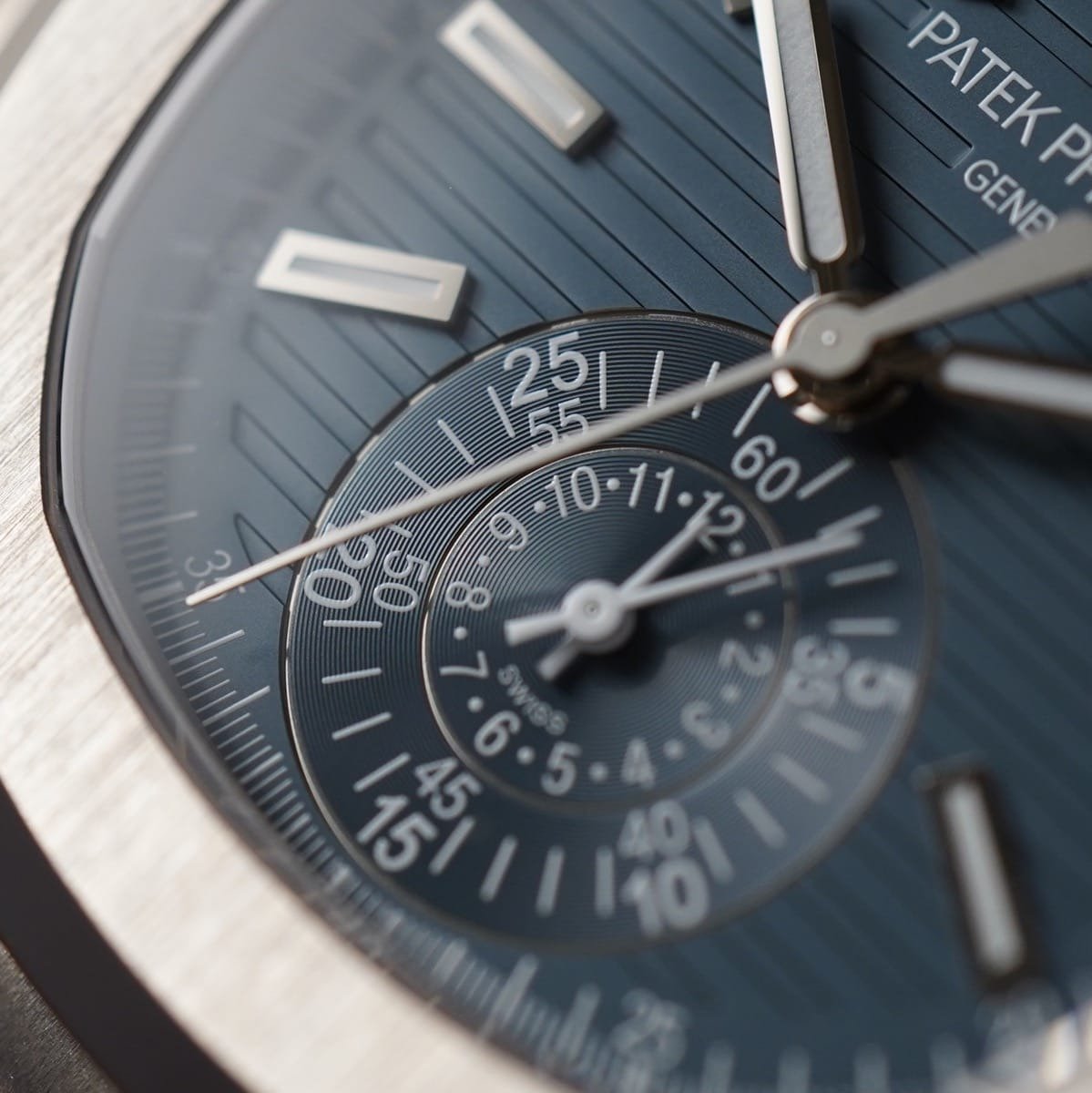 Patek Philippe Nautilus Chronograph Jeans Strap - 5980/60G-001
