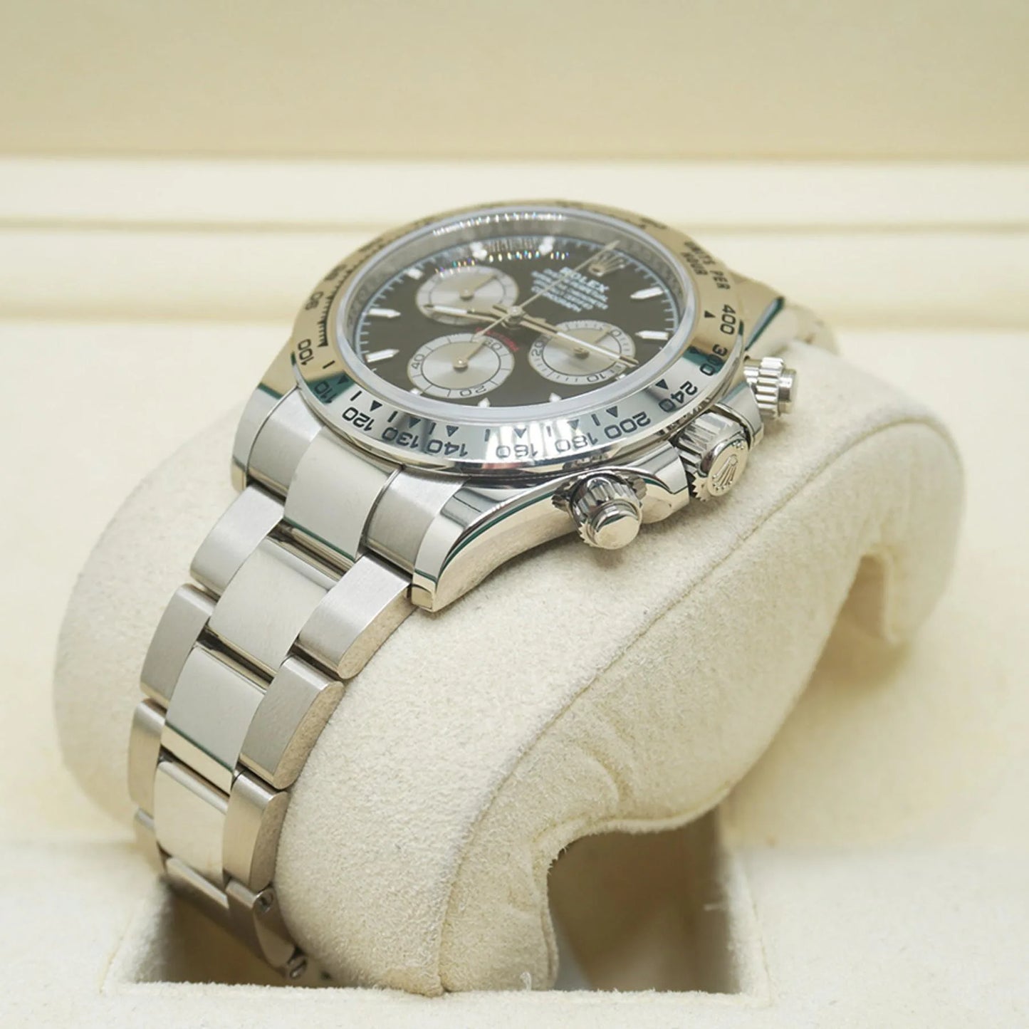Superclone Rolex Daytona 40 mm Bright black Dial 126509