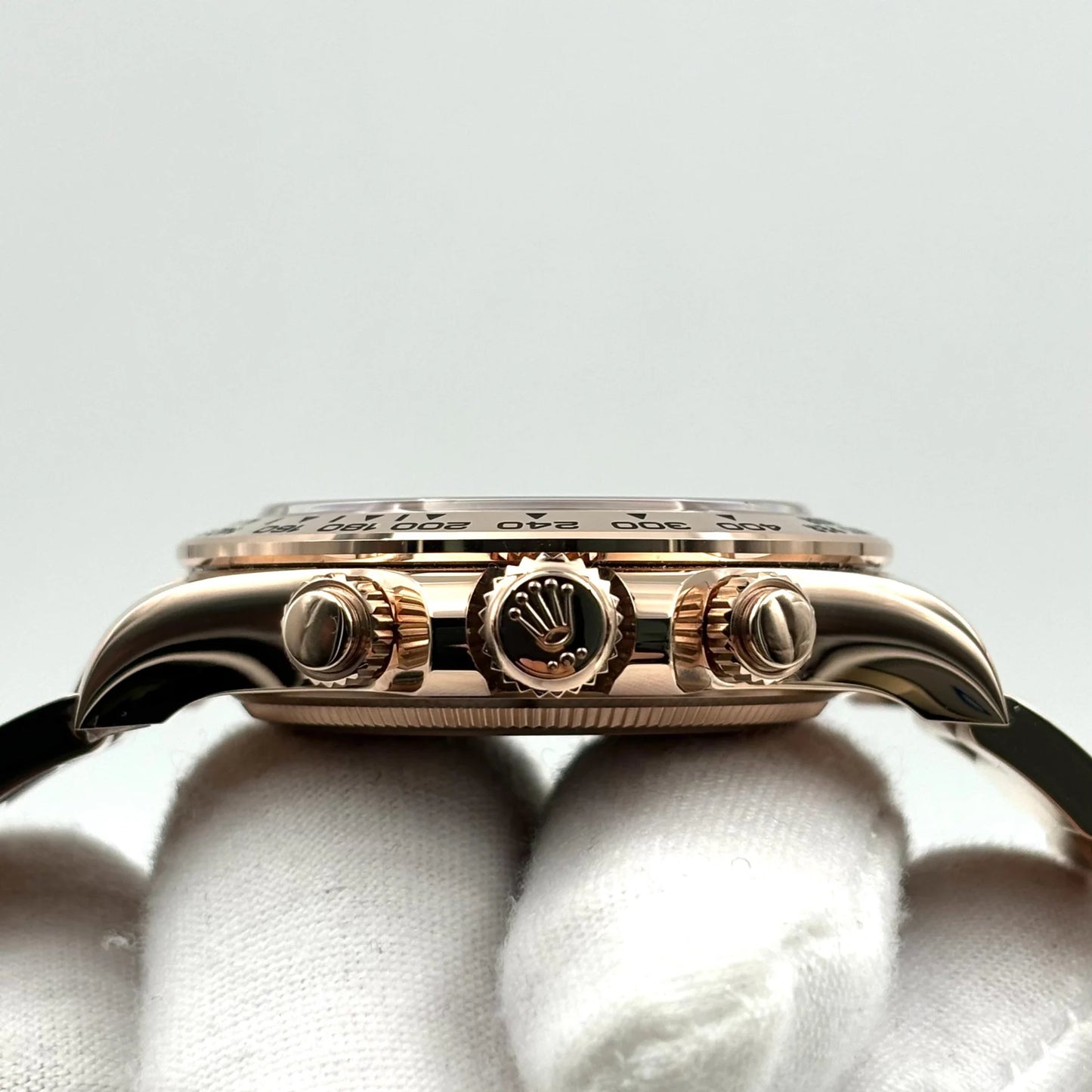 Superclone Rolex Daytona 40 mm Rose Gold, black dial 126505