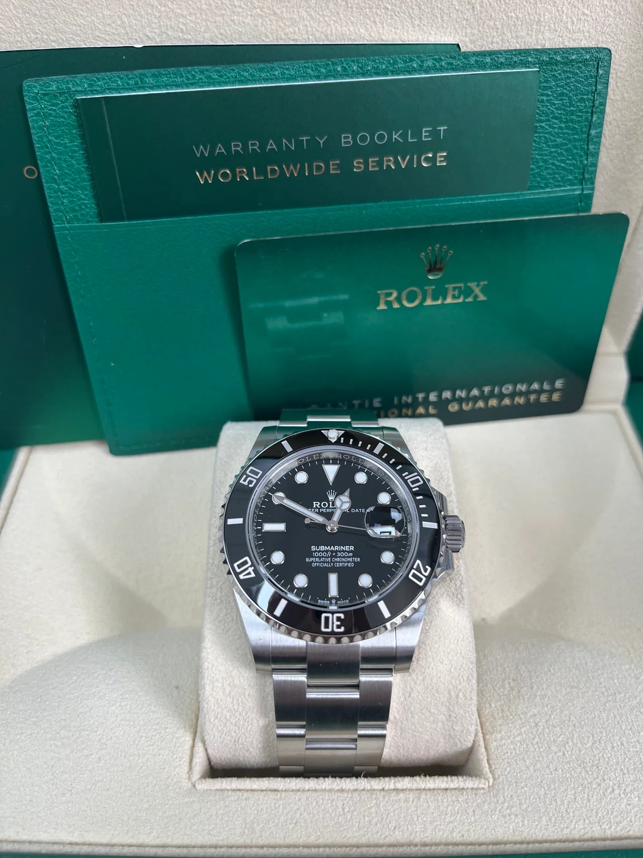 The Rolex Submariner Date Silver 41mm, Black Dial - Black Bezel - 126610LN