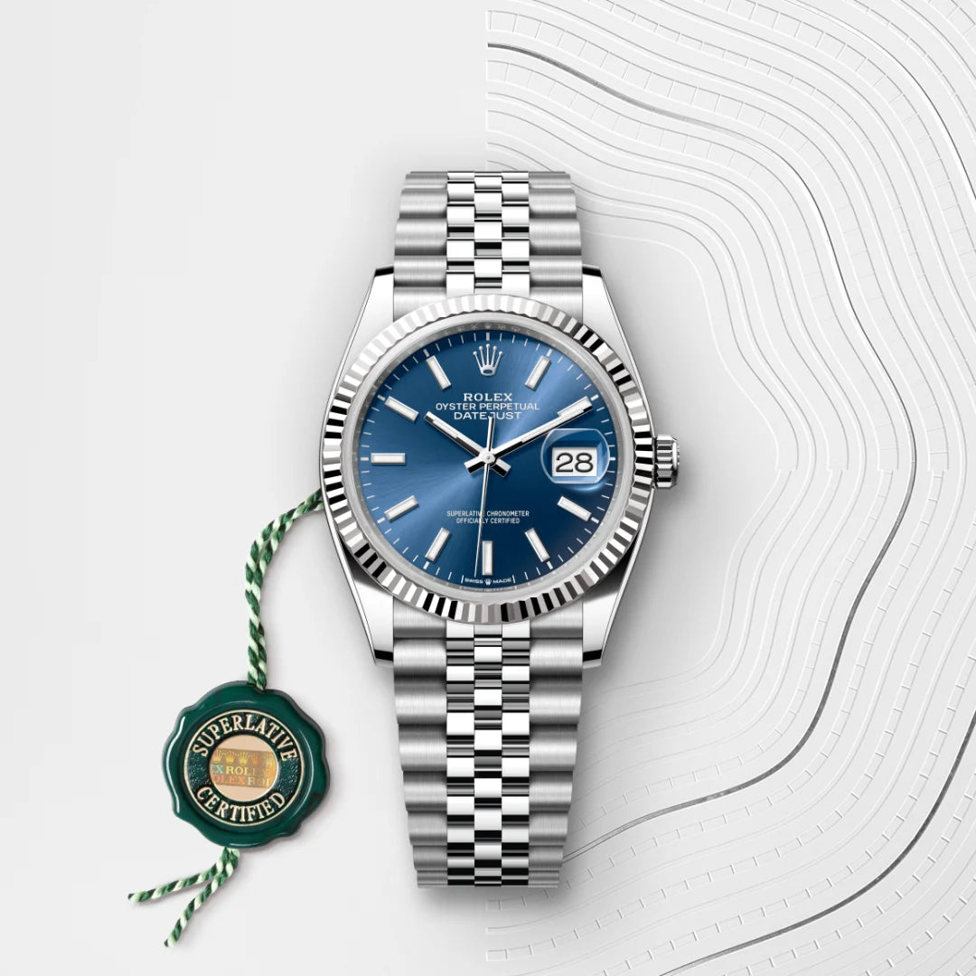 Rolex Datejust 36 Oyster, 36 mm, Oystersteel and white gold M126234-0017
