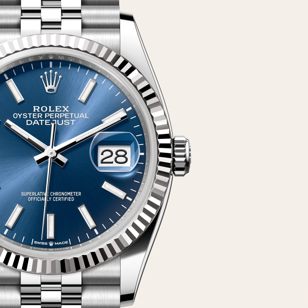 Rolex Datejust 36 Oyster, 36 mm, Oystersteel and white gold M126234-0017