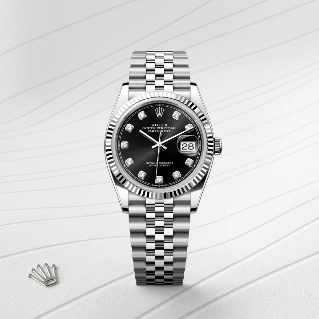 Rolex Datejust 36 Oyster, 36 mm, Oystersteel and white gold M126234-0027