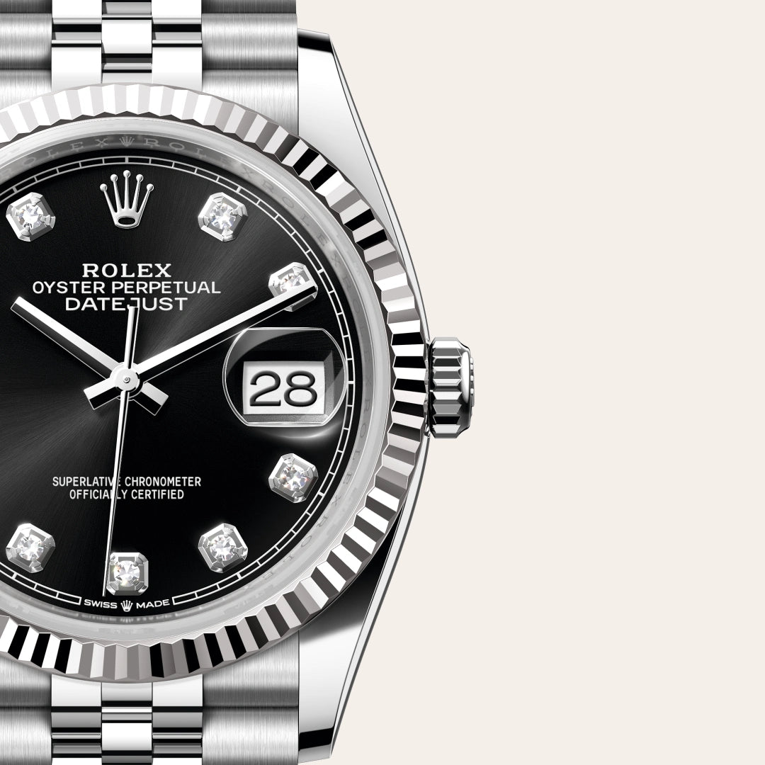 Rolex Datejust 36 Oyster, 36 mm, Oystersteel and white gold M126234-0027
