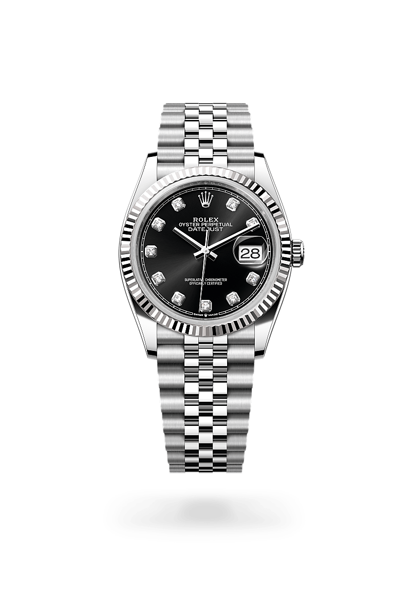 Rolex Datejust 36 Oyster, 36 mm, Oystersteel and white gold M126234-0027