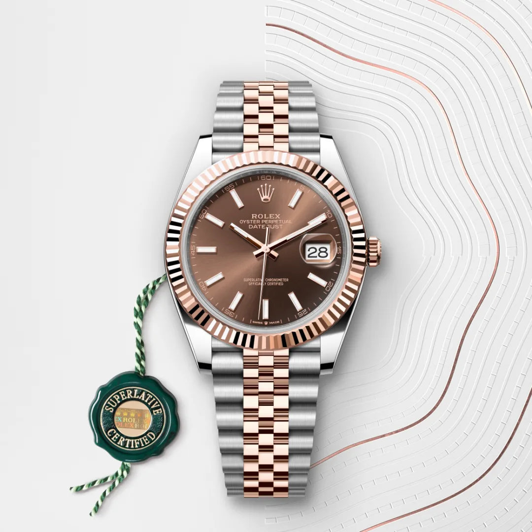 Rolex Datejust 41 Oyster, 41 mm, Oystersteel and Everose gold M126331-0002