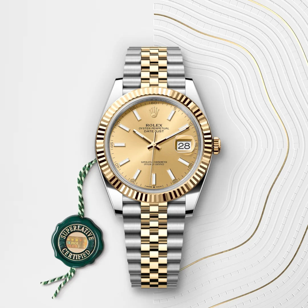 Rolex Datejust 41 Oyster, 41 mm, Oystersteel and yellow gold M126333-0010