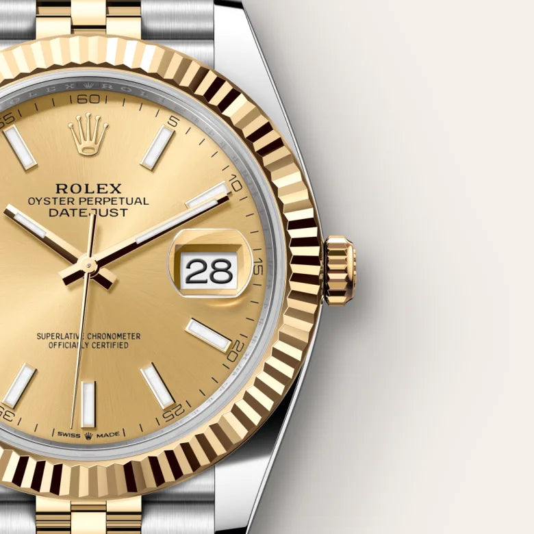Rolex Datejust 41 Oyster, 41 mm, Oystersteel and yellow gold M126333-0010