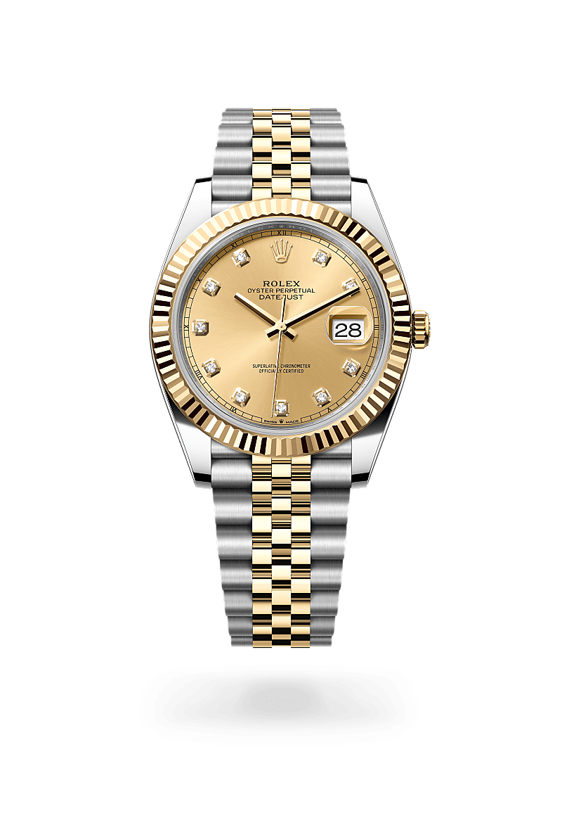 Rolex Datejust 41 Oyster, 41 mm, Oystersteel and yellow gold M126333-0012