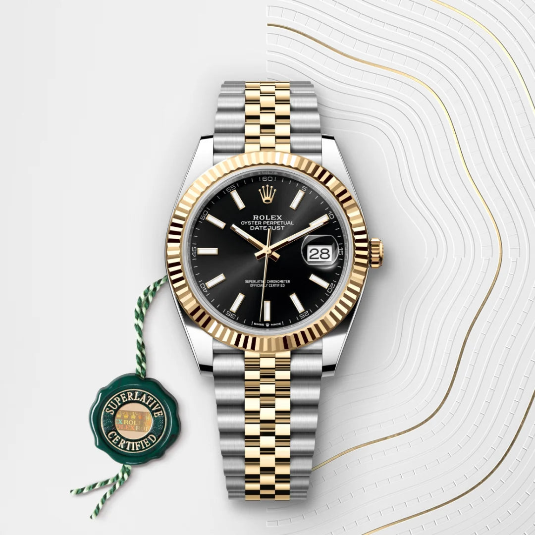 Rolex Datejust 41 Oyster, 41 mm, Oystersteel and yellow gold M126333-0014